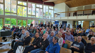 Der Vortrag "Wärmepumpe im Bestand" weckte großes Interesse. Sitzen hier die Wärmepumpenbesitzer von morgen?