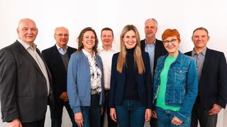 Sie kandidieren für die IHK-Vollversammlung (von links): Christoph Schneider (ok-Solutions), Hans-Georg Ehrmann (Georg Röth Eisengießerei), Simone Farrenkopf (Schuhhaus Farrenkopf), Volker Egenberger (Egenberter IT-Solutions), Katrin Schimscha (Firma Schimscha), Ralf Rohmann (Maschinenfabrik Gustav Eirich), Cornelia Friedrich (Pflege- und Gesundheitsservice Friedrich) und Jürgen Kuhn (Kuhn Technische Anlagen).