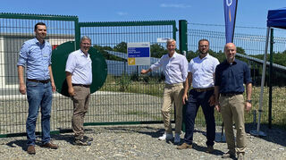Drei Freiflächenphotovoltaikanlagen auf Rosenberger und Hardheimer Gemarkung wurden am Montag eingeweiht. Das Foto entstand bei der Anlage nahe Sindolsheim.