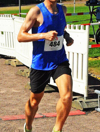 Philipp Karpeles, der Sieger im Hauptlauf.