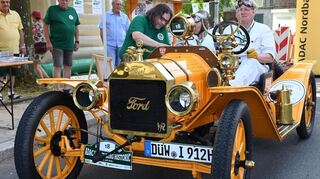 Das älteste Fahrzeug der Heidelberg Historic war ein Ford T Speedster von 1912.