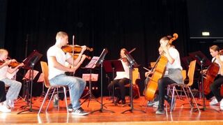 Das Streicher-Ensemble.