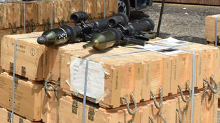 Waffen und Munition werden in Altheim gelagert.