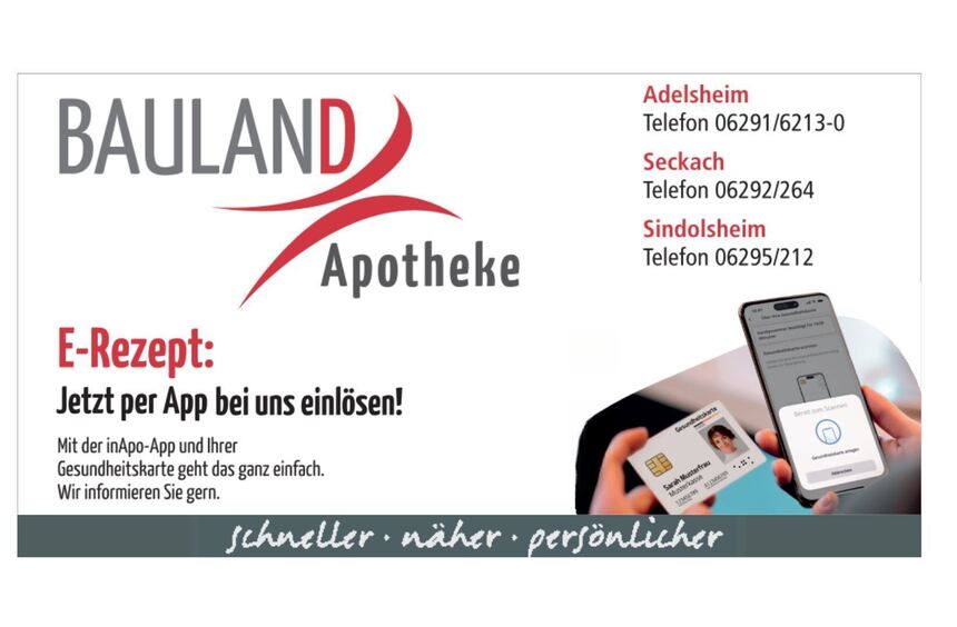 Bauland Pharmacy: Redeem prescriptions via app