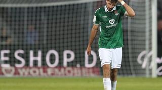 Lucas Zeller ist enttäuscht. Der Schweinfurter Start in die 3. Liga ist erst einmal nicht geglückt.
