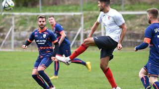 Die SpG Adelsheim/Oberkessach (in Blau) hat aufhorchen lassen. Ist sie die große Unbekannte im A-Klasse-Titelrennen?