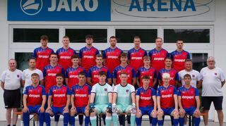 Mit diesem Team will der FSV Hollenbach wieder den Klassenerhalt in der Oberliga Baden-Württemberg schaffen - mindestens.