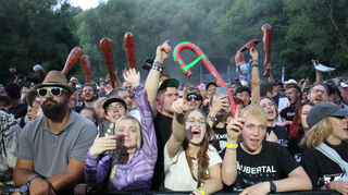 Beste Stimmung beim Taubertal-Festival.