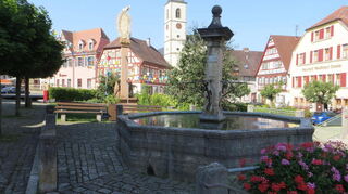 Growdfunding erfolgreich für den Auber Marktbrunnen. Die Renovierung kann beginnen.