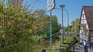 Die Biergärten an der Elde-Müritz-Wasserstraße laden zur Rast ein.