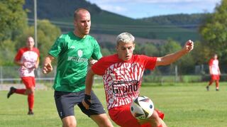 Böse unter die Räder geraten ist die SpG Distelhausen/Lauda II (grünes Trikot) bei der 0:5-Heimniederlage gegen den TSV Gerchsheim.