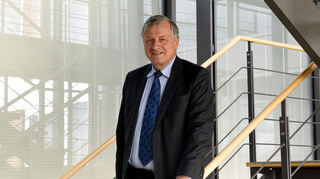 FDP-Spitzenkandidat Hans-Ulrich Rülke beim Redaktionsbesuch in Mannheim.