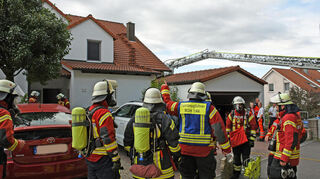 Brand im Eisenbergweg: die Feuerwehr konnte Schlimmeres verhindern.
