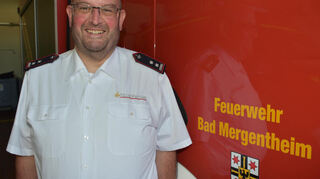 Abteilungskommandant Peter Brünner freut sich auf das Jubiläumsfest am Wochenende.