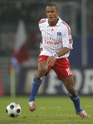 Als Jungprofi spielte Vincent Kompany für den HSV, übrigens auch beim letzten Punktgewinn der Hamburger in München 2008.