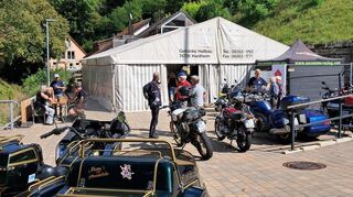 Großes Motorradtreffen zum 45-jährigen Bestehen des Motorrad-Team-Grünbach.