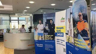 Die Ausstellung „Respekt. Echt. Jetzt!“ des Vereins „Sicherer Neckar-Odenwald-Kreis“ ist noch bis Freitag in der Schalterhalle der Volksbank Franken in Buchen zu sehen.