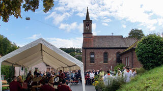 Gut besucht waren die Feierlichkeiten zum 150-jährigen Bestehen der Kirche in Wessental.