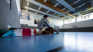 In Münster mussten Studenten ohne Wohnung auch schon in Turnhallen schlafen.