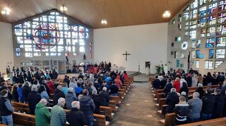 Besonders Jugendgottesdienste wurden in den vergangenen 60 Jahren immer wieder in der St. Marienkirche gefeiert.