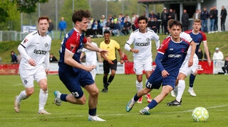 Der FSV Hollenbach trifft auf den Ex-Zweitligisten VfR Aalen (Szene aus der Vorsaison)