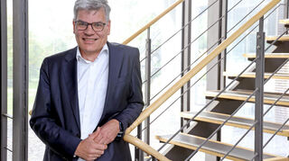 Der neue MVV-Vorstandschef Gabriël Clemens beim Redaktionsbesuch in Mannheim.