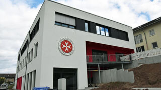 Der Neubau der Pflegeschule im Hofgarten.