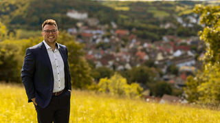 Sebastian Mayer will Bürgermeister von Niederstetten werden.
