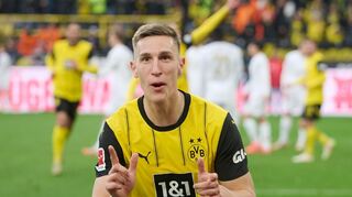 Nico Schlotterbeck in seinem bislang letzten Spiel für den BVB Ende März.
