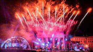 Deutschlands größte Silvesterparty in Berlin am Brandenburger Tor war lange Tradition.