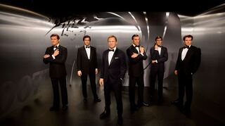 Frühere James-Bond-Darsteller als Wachsfiguren bei Madame Tussauds in London. Wer gesellt sich dazu?