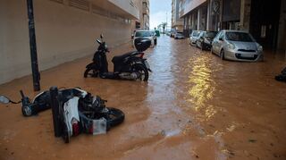 So viel Regen fällt auf Ibiza sonst in einem halben Jahr.