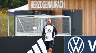 Im DFB-Stammquartier bereitet Julian Nagelsmann die Nationalspieler auf die WM-Quali-Spiele vor.