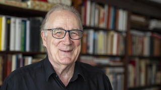 Schriftsteller Sten Nadolny 2022 kurz vor seinem 80. Geburtstag.