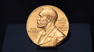 Die Nobelmedaille des deutschen Schriftstellers Günter Grass. (Archivbild)