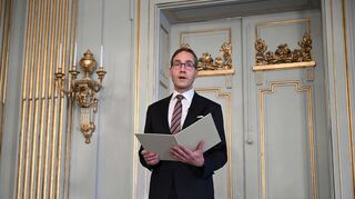 Mats Malm verkündet, wer den Literaturnobelpreis erhält. (Archivbild)