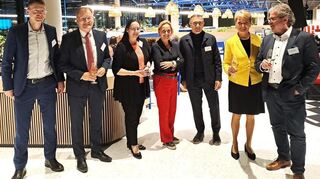 Das Schwarz-Restaurant am Stiftsberg in Neckarsulm war in diesem Jahr Treffpunkt für die Teilnehmer der 23. Regionaltafel der Bürgerinitiative „pro Region“. Unser Bild zeigt die Offiziellen.