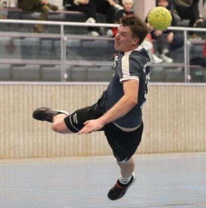 Nick Mayer war mit neun Treffern erfolgreichster Spieler der HG Königshofen/Sachenflur bei der Niederlage in Ludwigsburg.