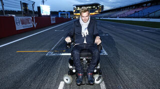 Das Foto mit Samuel Koch entstand am Hockenheimring.