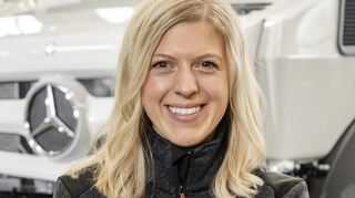 Franziska Cusumano leitet bei Daimler Truck das Geschäft mit Spezial-Lastwagen (Mercedes-Benz Special Trucks).