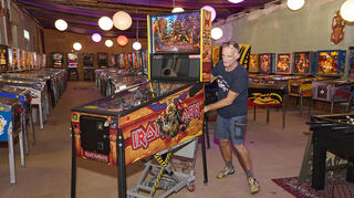 Joachim Fuchs arbeitet daran, in Lampertheim ein Flipper-Museum aufzubauen.