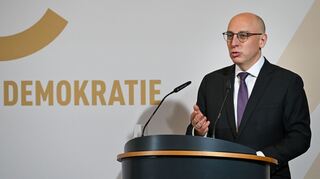 Für Sinan Selen war es gleichzeitig seine Antrittsrede als Präsident des Bundesamts für Verfassungsschutz.