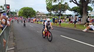 Kräftezehrend war die 180 Kilometer land Radstrecke beim Ironman.