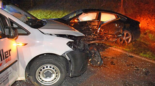 Zwischen Weikersheim und Schäftersheim krachte es heftig.