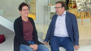 Sandra Planck und Martin Klaiber vom Eckenberg-Gymnasium in Adelsheim macht der Lehrerberuf trotz der vielen Veränderungen immer noch Spaß.