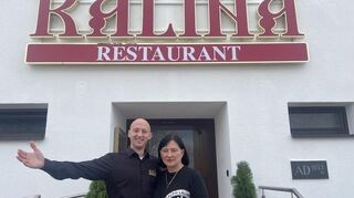 Daniel und Viktoria Ikkert freuen sich auf viele Gäste im Restaurant Kalina.