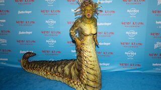 In diesem Jahr kündigte sie ein sehr hässliches Kostüm an.