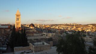 Kaiser Wilhelm II. ließ die Erlöserkirche Ende des 19. Jahrhunderts in der Altstadt von Jerusalem in unmittelbarer Nähe der Grabeskirche bauen, die im Jahr 335 nach Christus geweiht wurde. (Archivbild)