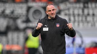Durfte eine Führung bejubeln: FCH-Coach Frank Schmidt