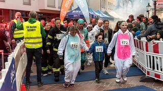 Beim Walkinglauf galt es, drei Stadtrunden zu absolvieren.